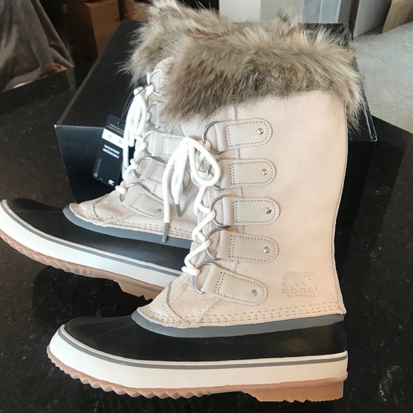 Arctic Boot Winter Boots Cream Faux Fur 